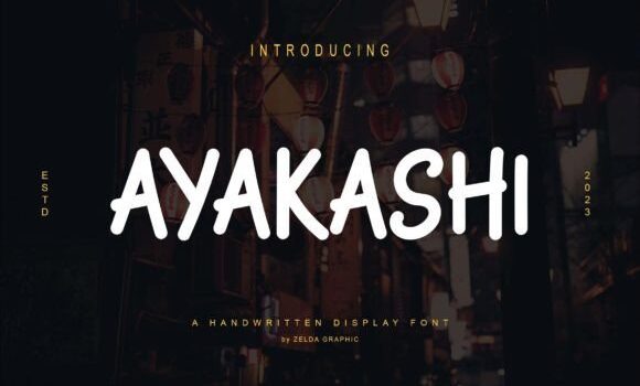Ayakashi Font: Fonts Free Download Ayakashi Font - Featured Image