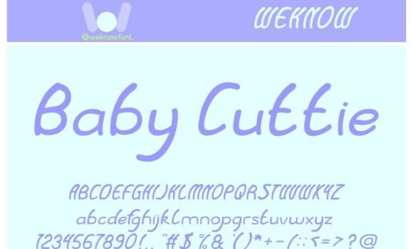 Baby Cuttie Font: Fonts Free Download Baby Cuttie Font - Featured Image