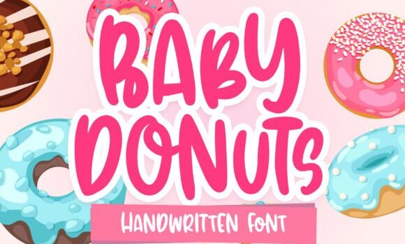 Baby Donuts Font - Featured Image