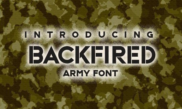 Backfired Font: Fonts Free Download Backfired Font - Featured Image
