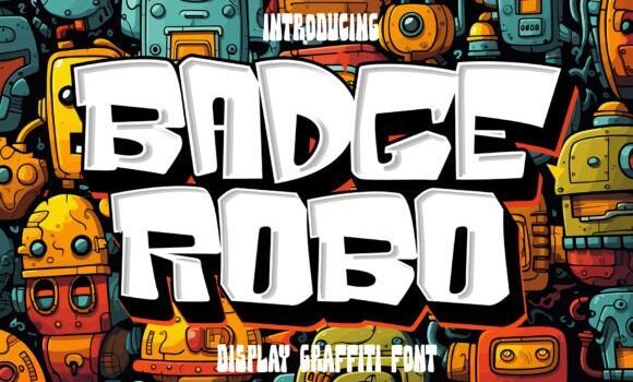 Badge Robo Font: Fonts Free Download Badge Robo Font - Featured Image
