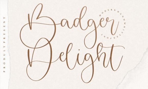 Badger Delight Font: Fonts Free Download Badger Delight Font - Featured Image