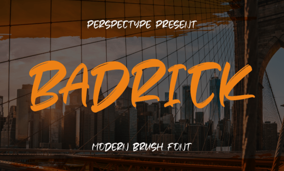 Badrick Font: Fonts Free Download Badrick Font - Featured Image
