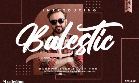 Balestic Font - Featured Image