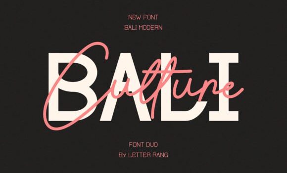Bali Culture Font: Fonts Free Download Bali Culture Font - Featured Image