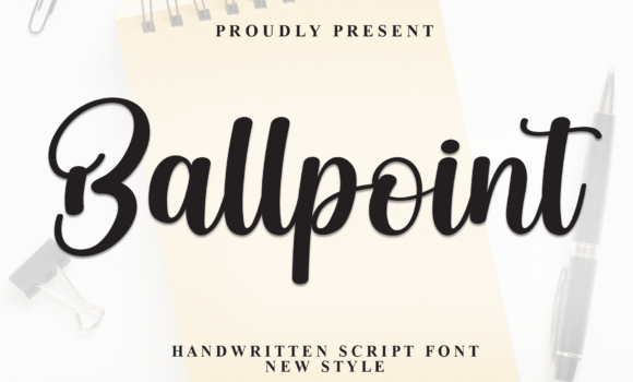 Ballpoint Font: Fonts Free Download Ballpoint Font - Featured Image