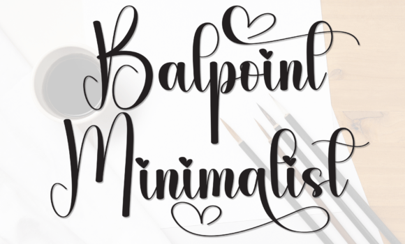 Balpoint Minimalist Font - Featured Image