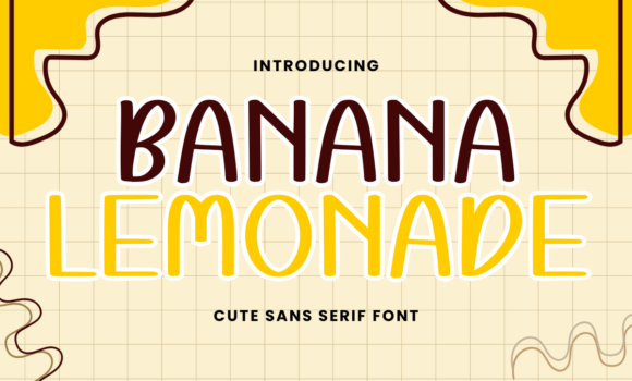 Banana Lemonade Font: Fonts Free Download Banana Lemonade Font - Featured Image