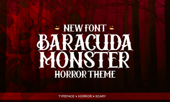 Baracuda Monster Font: Fonts Free Download Baracuda Monster Font - Featured Image