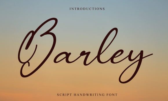 Barley Font: Fonts Free Download Barley Font - Featured Image