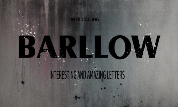 Barllow Font - Featured Image