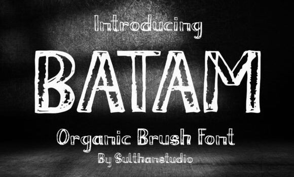 Batam Brush Font - Featured Image