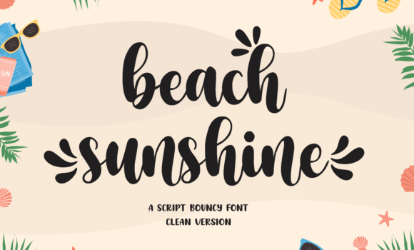 Beach Sunshine Font: Fonts Free Download Beach Sunshine Font - Featured Image