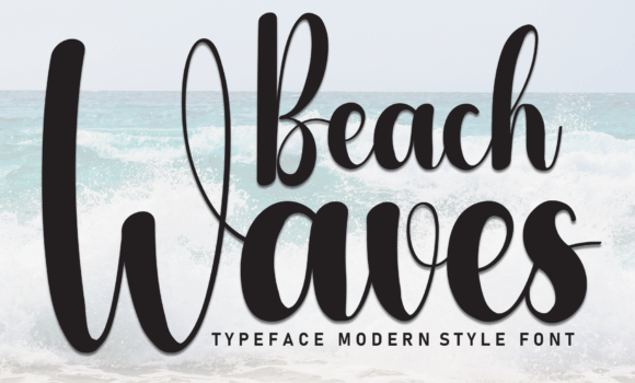 Beach Waves Font: Fonts Free Download Beach Waves Font - Featured Image