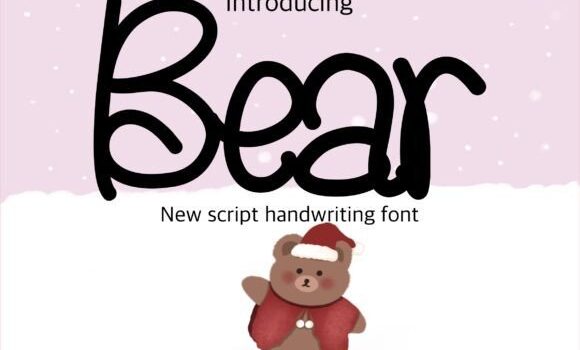 Bear Font: Fonts Free Download Bear Font - Featured Image