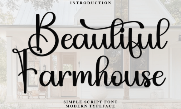 Beautiful Farmhouse Font: Fonts Free Download Beautiful Farmhouse Font - Featured Image