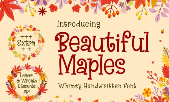 Beautiful Maples Font: Fonts Free Download Beautiful Maples Font - Featured Image