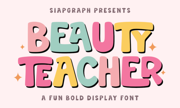 Beauty Teacher Font: Fonts Free Download Beauty Teacher Font - Featured Image