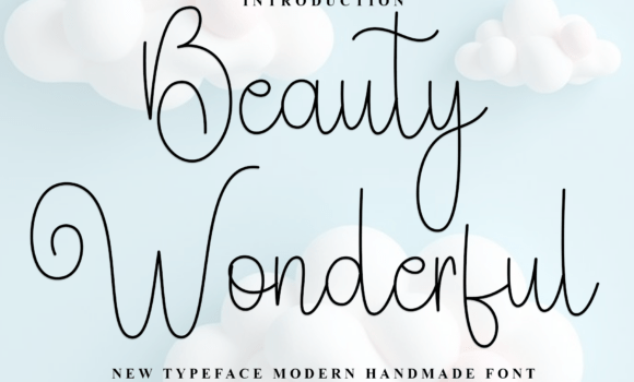 Beauty Wonderful Font - Featured Image