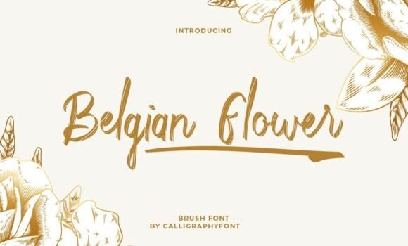 Belgian Flower Font: Fonts Free Download Belgian Flower Font - Featured Image