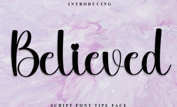 Believed Font: Fonts Free Download Believed Font - Featured Image