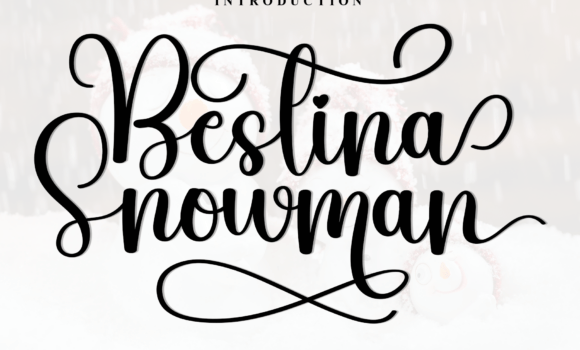 Bestina Snowman Font - Featured Image