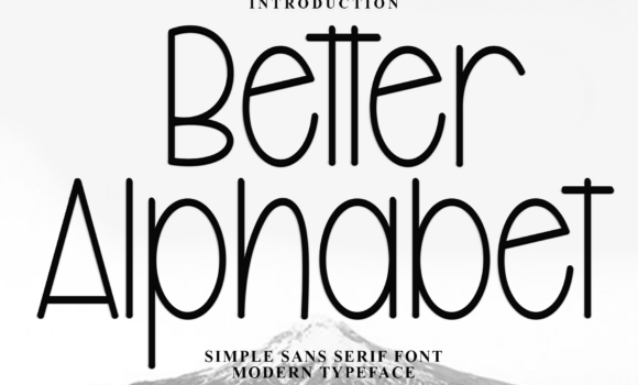 Better Alphabet Font: Fonts Free Download Better Alphabet Font - Featured Image