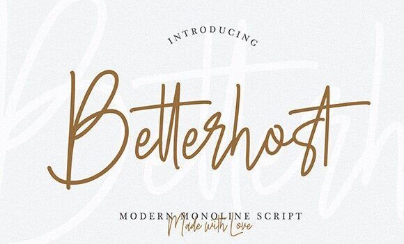Betterhost Font - Featured Image