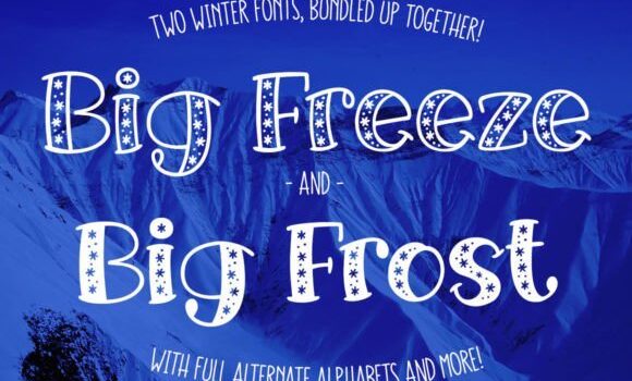 Big Freeze and Big Frost Font: Fonts Free Download Big Freeze and Big Frost Font - Featured Image