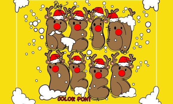 Big Reindeer Font - Featured Image