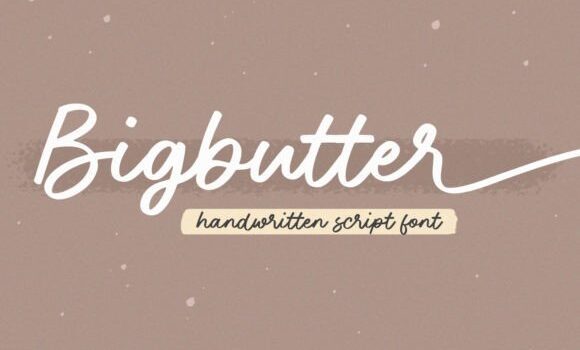 Bigbutter Font: Fonts Free Download Bigbutter Font - Featured Image