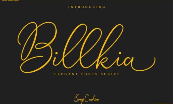 Billkia Font: Fonts Free Download Billkia Font - Featured Image
