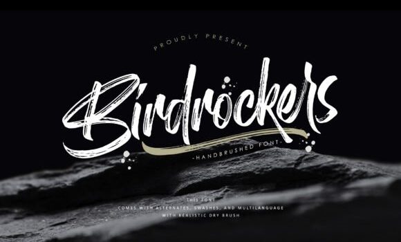 Birdrockers Font: Fonts Free Download Birdrockers Font - Featured Image