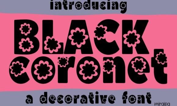 Black Coronet Font: Fonts Free Download Black Coronet Font - Featured Image