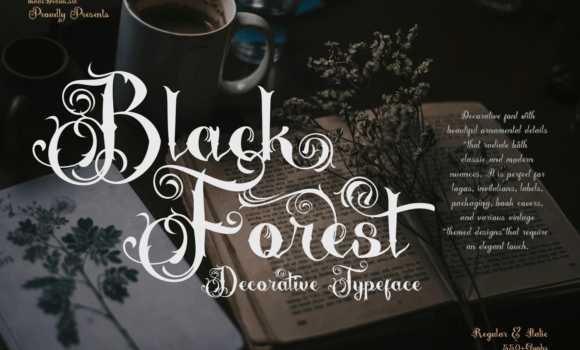 Black Forrest Font - Featured Image