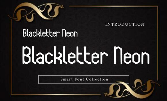 Blackletter Neon Font: Fonts Free Download Blackletter Neon Font - Featured Image