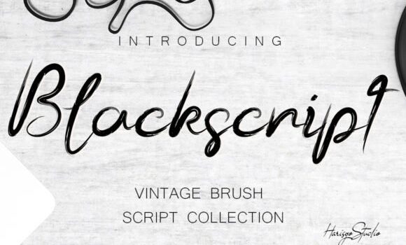 Blackscript Font: Fonts Free Download Blackscript Font - Featured Image