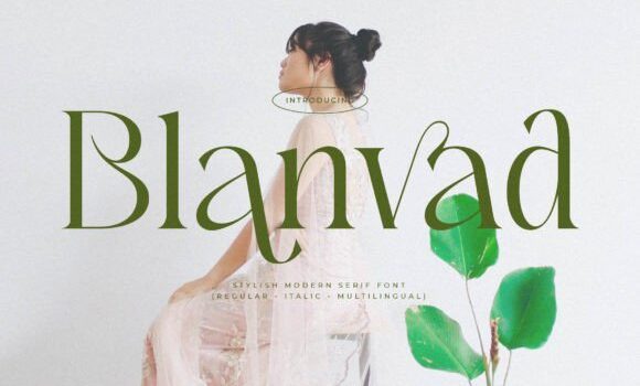 Blanvad Font: Fonts Free Download Blanvad Font - Featured Image