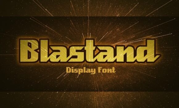Blastand Font - Featured Image
