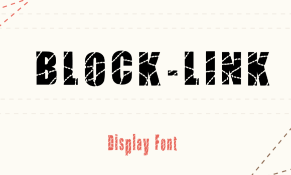 Block-link Font - Featured Image