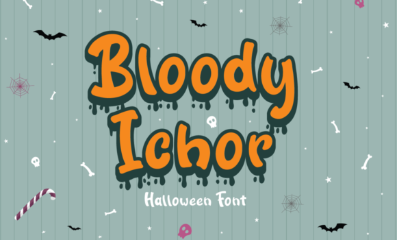 Bloody Ichor Font - Featured Image