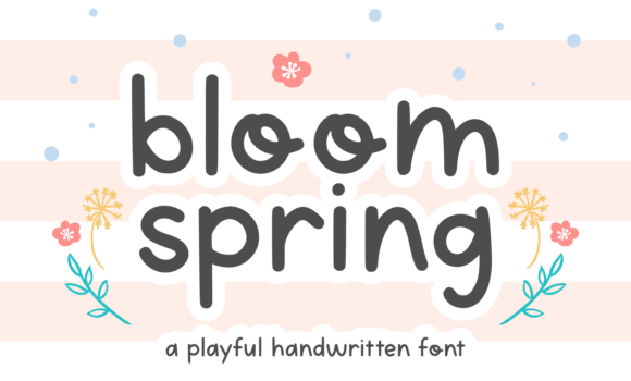 Bloom Spring Font - Featured Image