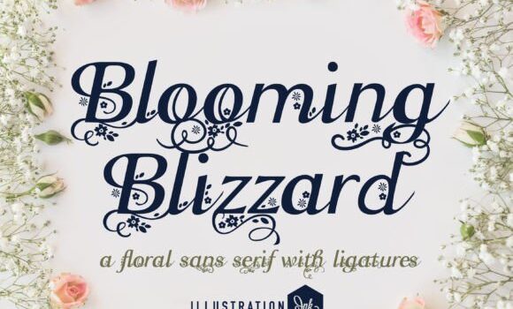 Blooming Blizzard Font: Fonts Free Download Blooming Blizzard Font - Featured Image