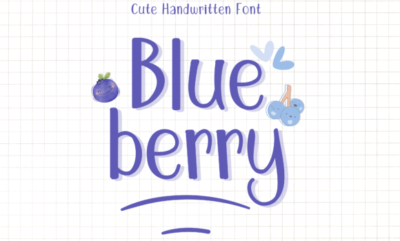 Blue Berry Font - Featured Image
