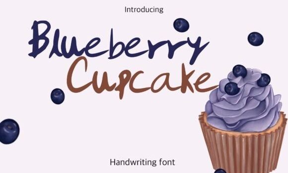 Blueberry Cupcake Font: Fonts Free Download Blueberry Cupcake Font - Featured Image