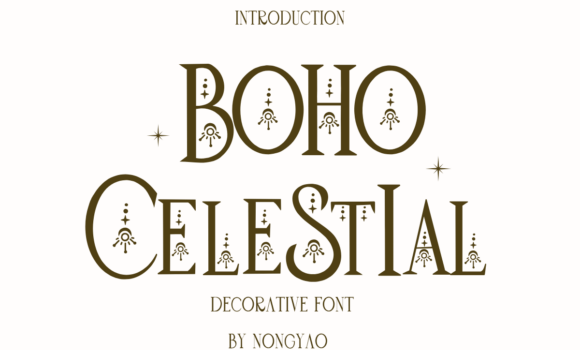 Boho Celestial Font: Fonts Free Download Boho Celestial Font - Featured Image