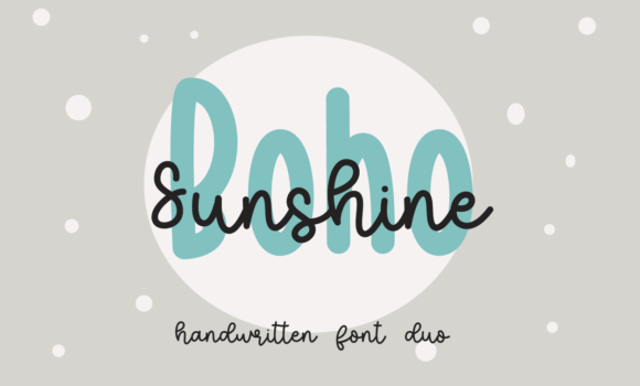 Boho Sunshine Font - Featured Image