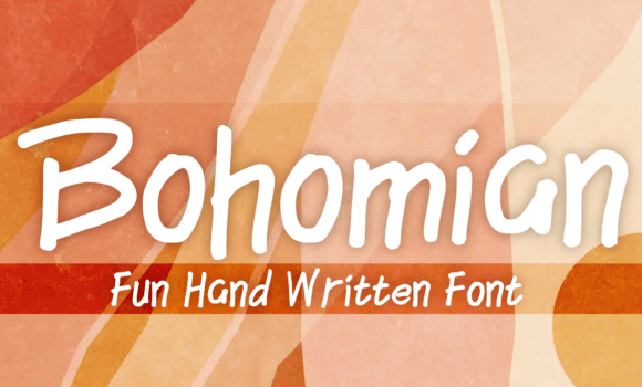 Bohomian Font - Featured Image