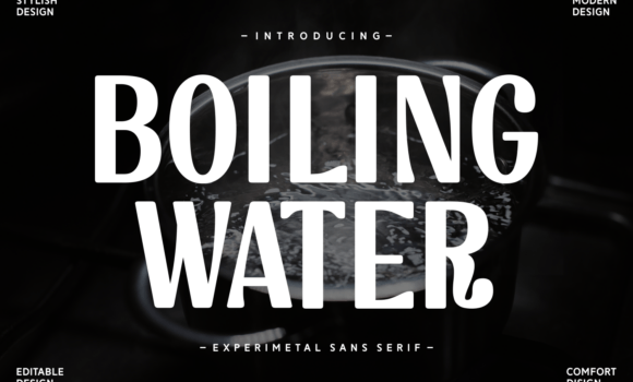 Boiling Water Font: Fonts Free Download Boiling Water Font - Featured Image