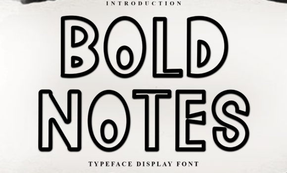 Bold Notes Font: Fonts Free Download Bold Notes Font - Featured Image